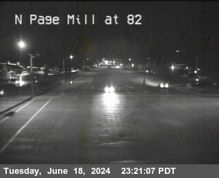 Traffic Camera Image from SR-82 at T029E -- SR-82 : Page Mill Road / Oregon Expressway