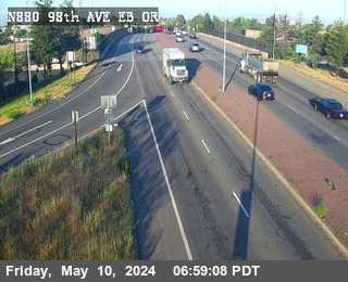 Timelapse image near T282W -- I-880 : AT 98TH AV WB OR, Oakland 0 minutes ago