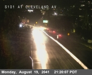 Timelapse image near TV142 -- US-101 : S101 at Cleveland Av, Santa Rosa 0 minutes ago