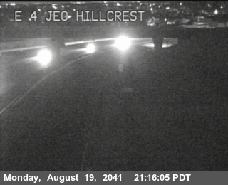 Timelapse image near TV220 -- SR-4 : EOF HILLCREST, Antioch 0 minutes ago