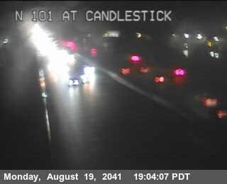 Timelapse image near TV305 -- US-101 : Just North of Candlestick Park, San Francisco 0 minutes ago