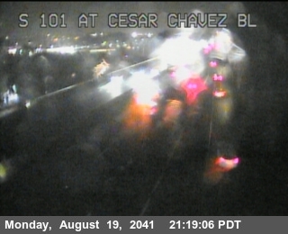 Timelapse image near TV312 -- US-101 : At Cesar Chavez Bl, San Francisco 0 minutes ago