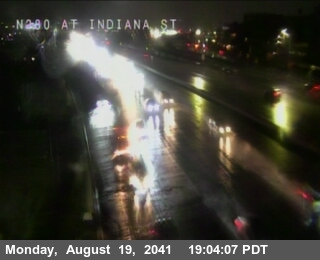 Timelapse image near TV314 -- I-280 : At Indiana St, San Francisco 0 minutes ago