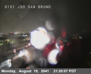 Timelapse image near TV409 -- US-101 : San Bruno Avenue, San Francisco 0 minutes ago