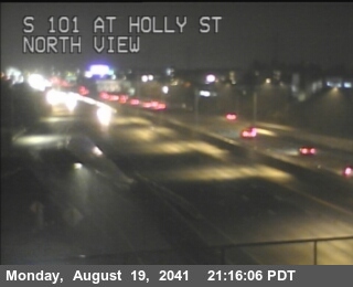 Timelapse image near TV427 -- US-101 :  At Holy St, San Carlos 0 minutes ago