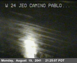 Timelapse image near TV607 -- SR-24 : W24 JEO Camino Pablo, Orinda 0 minutes ago