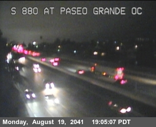 Timelapse image near TV711 -- I-880 : Paseo Grande Overcross, San Lorenzo 0 minutes ago