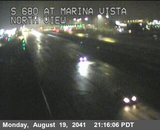 Timelapse image near TV799 -- I-680 : S680 at Marina Vista, Martinez 0 minutes ago