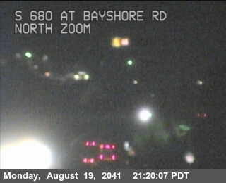 Timelapse image near TV802 -- I-680 : AT BAYSHORE RD, Benicia 0 minutes ago