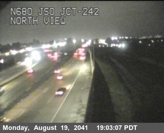 Timelapse image near TV817 -- I-680 : Sourth of SR-242, Pleasant Hill 0 minutes ago