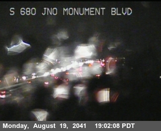 Timelapse image near TV818 -- I-680 : North Of Monument Blvd, Pleasant Hill 0 minutes ago