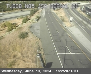 Traffic Camera Image from SR-85 at TV908 -- SR-85 : N85 JSO Bernal Rd