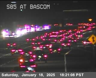 Traffic Camera Image from SR-85 at TV914 -- SR-85 : S85 at Bascom Av