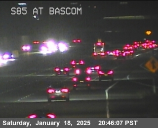 Traffic Camera Image from SR-85 at TV914 -- SR-85 : S85 at Bascom Av