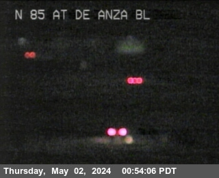 Traffic Camera Image from SR-85 at TV918 -- SR-85 : De Anza Boulevard