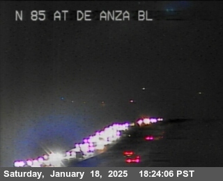 Traffic Camera Image from SR-85 at TV918 -- SR-85 : De Anza Boulevard