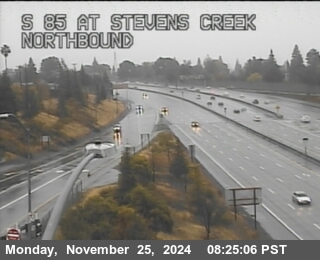 Traffic Camera Image from SR-85 at TV919 -- SR-85 : Stevens Creek Blvd