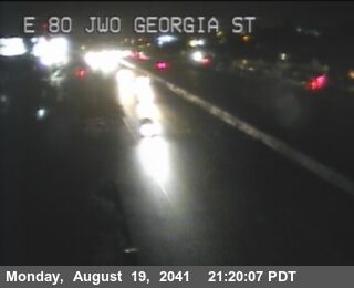 Timelapse image near TV968 -- I-80 : Just West Of Georgia Street, Vallejo 0 minutes ago