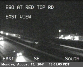 Timelapse image near TV980 -- I-80 : Red Top Road, Fairfield 0 minutes ago