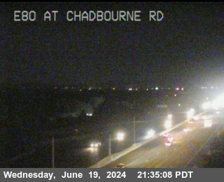 Timelapse image near TV984 -- I-80 : AT AT CHADBOURNE RD, Fairfield 0 minutes ago