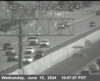 Timelapse image near TV991 -- I-80 : AT LAGOON VALLEY RD, Vacaville 0 minutes ago