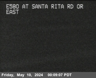Timelapse image near TVA57 -- I-580 : AT SANTA RITA RD OR, Pleasanton 0 minutes ago