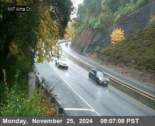 Traffic Camera Image from SR-17 at TVB35 -- SR-17 : AT ALMA COURT