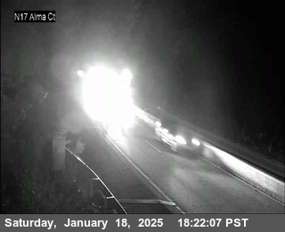 Traffic Camera Image from SR-17 at TVB35 -- SR-17 : AT ALMA COURT