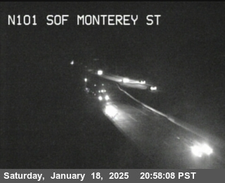 Traffic Camera Image from US-101 at TVB40 -- US-101 : Carnadero Creek