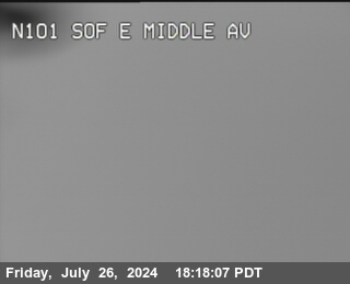 Traffic Camera Image from US-101 at TVB45 -- US-101 : South Of East Middle Avenue