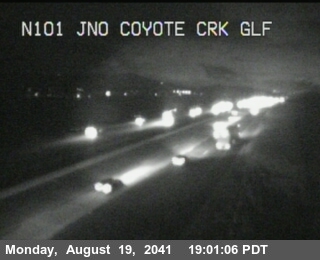 Timelapse image near TVB48 -- US-101 : North Of Coyote Creek Golf Drive, Morgan Hill 0 minutes ago