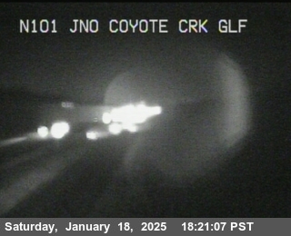 Traffic Camera Image from US-101 at TVB48 -- US-101 : North Of Coyote Creek Golf Drive