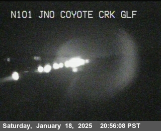 Traffic Camera Image from US-101 at TVB48 -- US-101 : North Of Coyote Creek Golf Drive