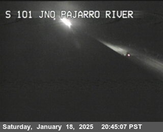 Traffic Camera Image from US-101 at TVB60 -- US-101 : BEFORE PAJARRO RIVER BR