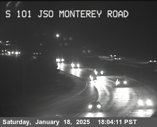 Traffic Camera Image from US-101 at TVB63 -- US-101 : South Of Monterey Road