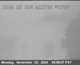 Traffic Camera Image from US-101 at TVB66 -- US-101 : SAN MARTIN WEIGHT STATION