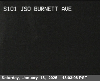 Traffic Camera Image from US-101 at TVB67 -- US-101 : South Of Burnett Avenue