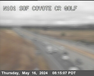Traffic Camera Image from US-101 at TVB69 -- US-101 : South Of Coyote Creek Golf Drive