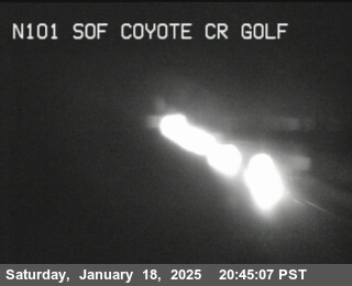 Traffic Camera Image from US-101 at TVB69 -- US-101 : South Of Coyote Creek Golf Drive