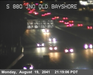 Timelapse image near TVB79 -- I-880 : North of Old Bayshore Road, San Jose 0 minutes ago