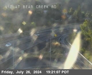 Traffic Camera Image from SR-17 at TVB94 -- SR-17 : AT BEAR CREEK RD