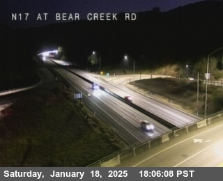 Traffic Camera Image from SR-17 at TVB94 -- SR-17 : AT BEAR CREEK RD