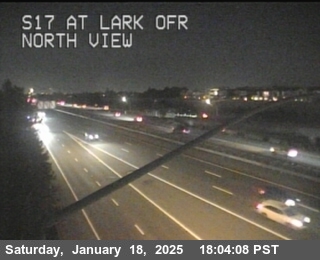 Traffic Camera Image from SR-17 at TVB96 -- SR-17 : AT LARK AVE