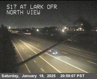 Traffic Camera Image from SR-17 at TVB96 -- SR-17 : AT LARK AVE