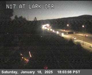 Traffic Camera Image from SR-17 at TVB98 -- SR-17 : Lark Offramp