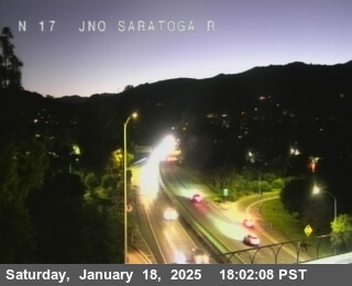 Traffic Camera Image from SR-17 at TVC01 -- SR-17 : Saratoga Road