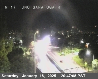 Traffic Camera Image from SR-17 at TVC01 -- SR-17 : Saratoga Road