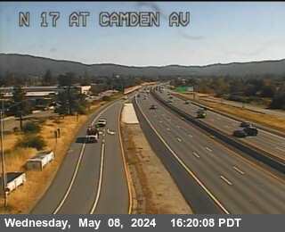 Traffic Camera Image from SR-17 at TVC04 -- SR-17 : Camden Av