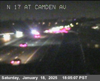 Traffic Camera Image from SR-17 at TVC04 -- SR-17 : Camden Av