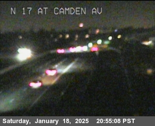 Traffic Camera Image from SR-17 at TVC04 -- SR-17 : Camden Av